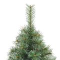 vidaXL Umelý vianočný stromček s 150 LED-i Zelená 150 cm PE a PVC