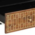 vidaXL TV skrinka 80x33x46 cm, mangový masív