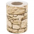 vidaXL Ochranné pásy proti hmyzu, hrubý kameň, sivé, 70x0,19 m, PVC