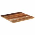 vidaXL Štvorcová stolová doska 70x70 cm, 25-27 mm, recyklovaný masív