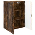 vidaXL Nástenná skrinka 66 x 34,5 x 90 cm Kompozitné drevo Dymový dub