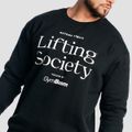 Mikina Lifting Society Black - GymBeam, veľkosť L