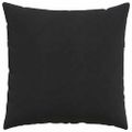 vidaXL Vankúše na pohovku 2 pcs Čierna 80 x 80 cm Kordúrová tkanina