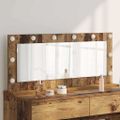 vidaXL Toaletné zrkadlo Staré drevo 100 x 45 x 18 cm Obdĺžnikový