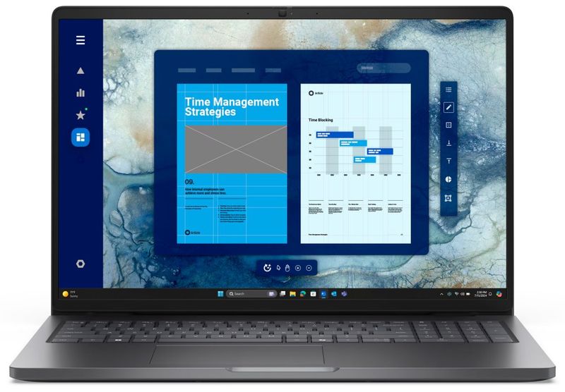 Dell Pro 16/PC16250/5-120U/16"/WUXGA/16GB/512GB/Iris Xe/W11P/Black/3R NBD Notebook, Core 5 120U, 16GB DDR5, 512GB SSD, Intel Graphics, 16" Full HD+ IPS, W11P, šedý, 3Y PS on-site