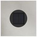 vidaXL Solárne LED svetlo na chodník 2 ks Teplá biela 18 x 18 x 80 cm