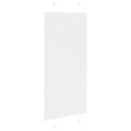 vidaXL plisovaná roleta biela 55x100 cm šírka látky 54,4 cm