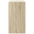 vidaXL Bočná skrinka so sklenenými dvierkami dub sonoma 68x37x68,5 cm