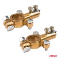 Svorky na autobatériu mosadzné 800AMP, 2 ks / blistr AMiO-04390