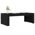 vidaXL Konferenčný stolík Čierny dub 102 x 50 x 35 cm Kompozitné drevo