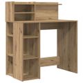 vidaXL Stôl Remeselný dub Kompozitné drevo 90 x 48 x 101,5 cm