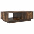 vidaXL Konferenčný stolík Dymová dub 95 x 55 x 31 cm Kompozitné drevo