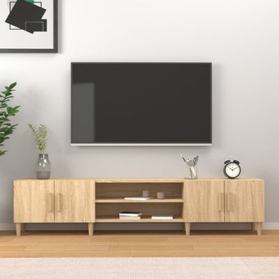 vidaXL TV skrinka, dub sonoma, 180x31,5x40 cm, imitácia dreva
