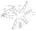 Neomounts FL40-430BL14/Držák displeje/na sloup,tyč 28-50 mm/32-55"/sklopný/3 čepy/VESA 400X400/nosn. 25kg/černý Držák, VESA, na tyc, pro monitor, úhloprícka 32"-55", náklon -15°-10°, otácení 180°, nosnost 25kg, cerný
