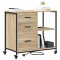 vidaXL Kabinet s nabíjacou stanicou 76 x 41 x 72 cm Kompozitné drevo