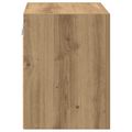 vidaXL TV nástenná skriňa 40,5x30x40cm Remeselný dub Kompozitné drevo