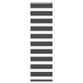 vidaXL Zebra roleta čierna 50x100 cm šírka látky 45,9 cm polyester