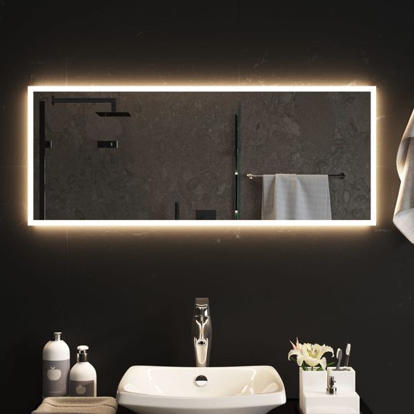 vidaXL LED kúpeľňové zrkadlo 40x100 cm