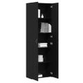 vidaXL Kancelársky kabinet Čierny dub 60 x 32 x 190 cm