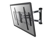 Držiak - plný pohyb - pre Displej LCD - strieborná - veľkosť obrazovky: 32"-60" - montáž na stenu
