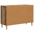 vidaXL Servírovacia skriňa Staré drevo 89 x 34,5 x 60 cm