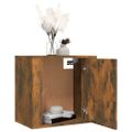 vidaXL Nástenné nočné stolíky 2 ks dymový dub 50x30x47 cm