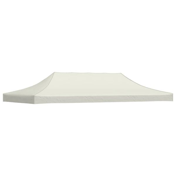 vidaXL Strecha na párty stan 3x6 m, krémová
