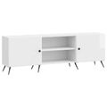 vidaXL TV skrinka 150 x 31 x 50 cm Biela s vysokým leskom