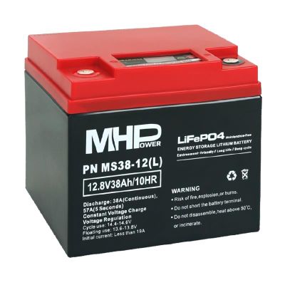 Batéria LiFePO4 12,8V 38Ah MHPower MS38-12(L) LC1-M6