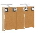 vidaXL Set kabinetov do kúpeľne 3 ks 80 x 10,5 x 50 cm