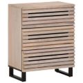 vidaXL Komody 3 ks 60x34x75 cm mangový masív