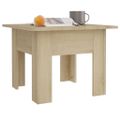 vidaXL Konferenčný stolík dub sonoma 55x55x42 cm drevotrieska