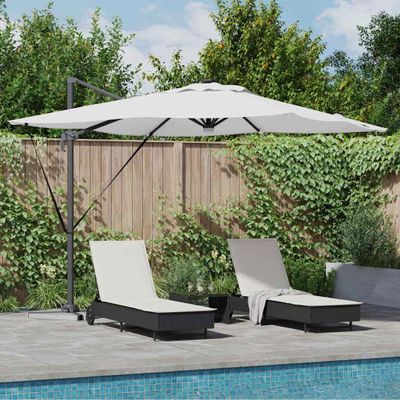 vidaXL Roma Parasol Béžová 286 x 284 x 270 cm Hliník a polyester