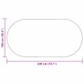 vidaXL Koberec ZIZUR Hnedá 200 x 100 cm Polypropylén