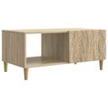 vidaXL Konferenčný stolík Dub sonoma 90 x 50 x 40 cm Kompozitné drevo