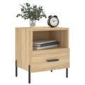 vidaXL Nočný stolík dub sonoma 40x35x47,5 cm kompozitné drevo