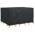 vidaXL Obal na nábytok Jednofarebný Čierna 180 x 120 x 74 cm 420D