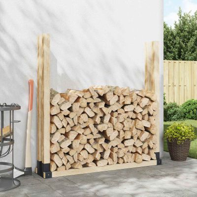 Pomocník na stohovanie dreva 2 pcs Antracitová 34 x 10 x 15 cm Oceľ