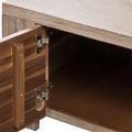vidaXL Stojan pod TV z brúseného akáciového dreva, 140x38x40 cm