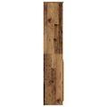 vidaXL Highboard Old Wood 37,5x35x180 cm Engineered Wood