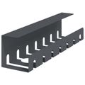 vidaXL Úložný box na káble pod stôl 2 ks Antracitová 43 x 10 x 10 cm