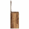vidaXL Toaletný stolík Staré drevo 78,5 x 41 x 135 cm Kompozitné drevo