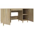 vidaXL Stôl dub somoma 140x50x75 cm spracované drevo