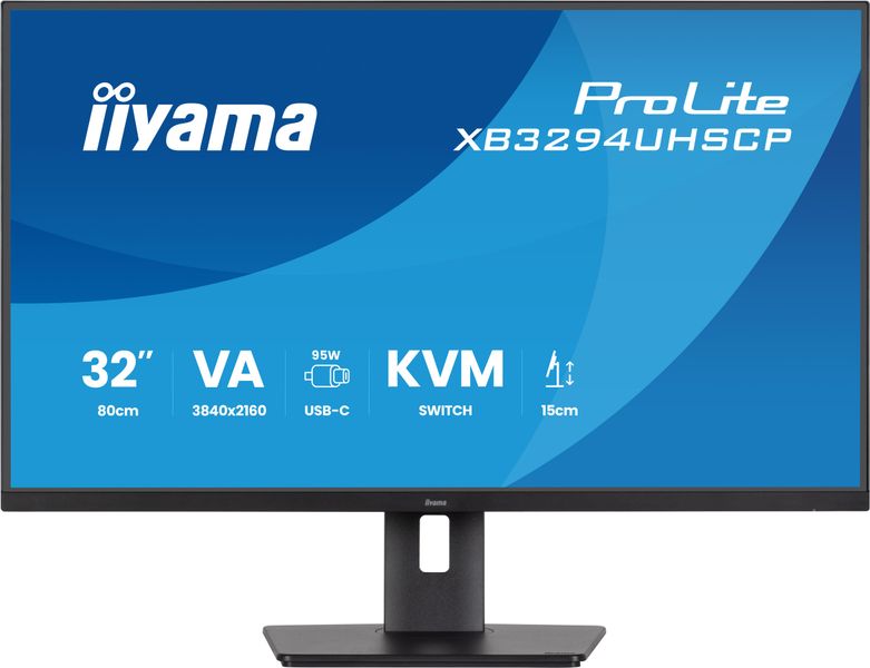 iiyama ProLite/XB3294UHSCP-B1/31,5''/VA/4K UHD/60Hz/2ms/Čierna/5R