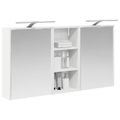vidaXL Set kabinetov do kúpeľne 3 ks 116 x 16 x 62,5 cm