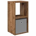 vidaXL Nočný stolík Staré drevo 30,5 x 27 x 59,5 cm Kompozitné drevo