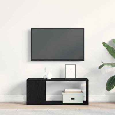 vidaXL Zostava TV skriniek Čierny dub 80 x 24 x 32 cm Kompozitné drevo