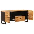 vidaXL TV skrinka Hnedá 105 x 33 x 46 cm Masívne mango drevo