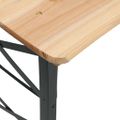 vidaXL Skladací pivný stôl 170x50x75/105 cm jedľové drevo