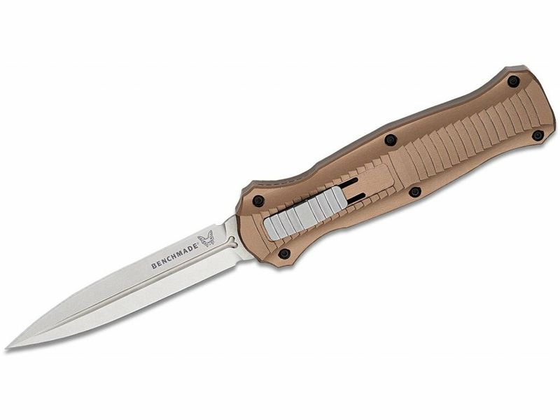 Benchmade  3300-2303 Infidel Dark Earth vyskakovací nôž 9,9cm, tmavohnedá, hliník, limitovaná edícia